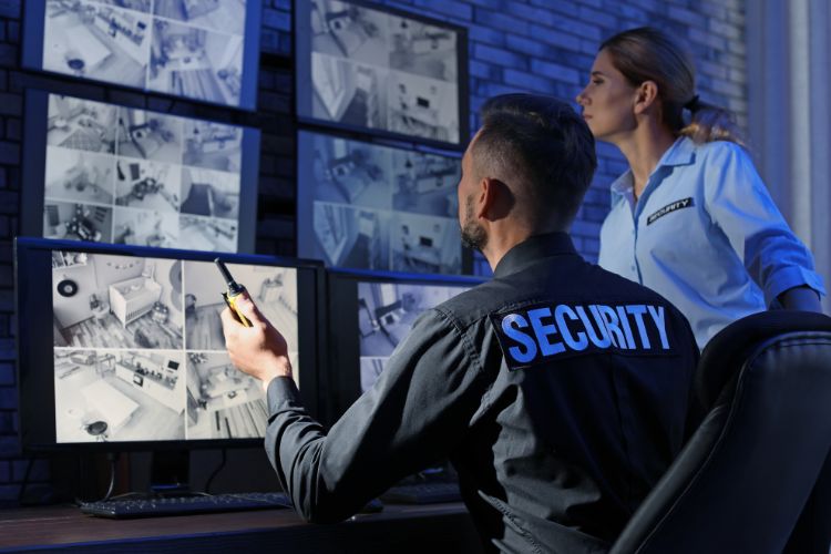 Security monitoring a multi-family home